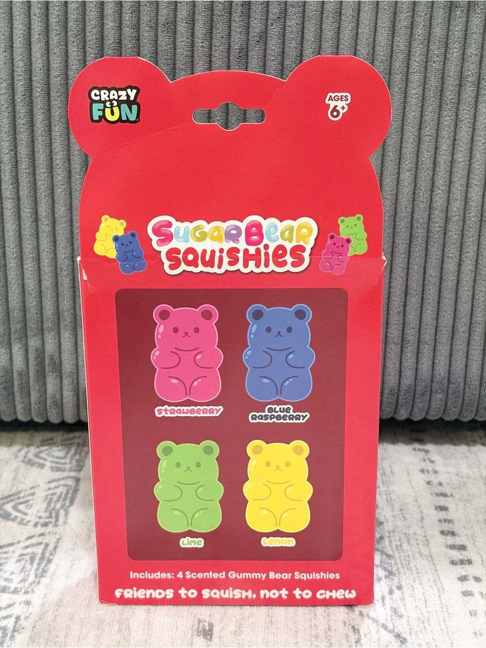 SHIPS TODAY NIB RMS SugarBear Scented Squishies Gummy Bear Sensory Squeeze